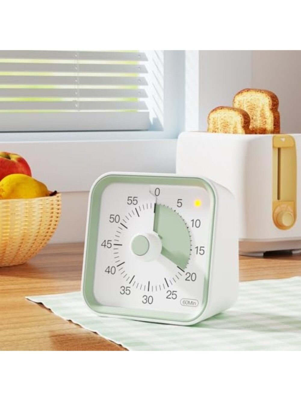 Kids' Visual Countdown Timer with Pause Function - Educational Time Management - Picture 2 of 6